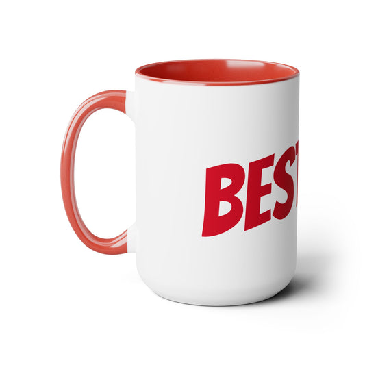 Two-Tone Coffee Mugs, 15oz