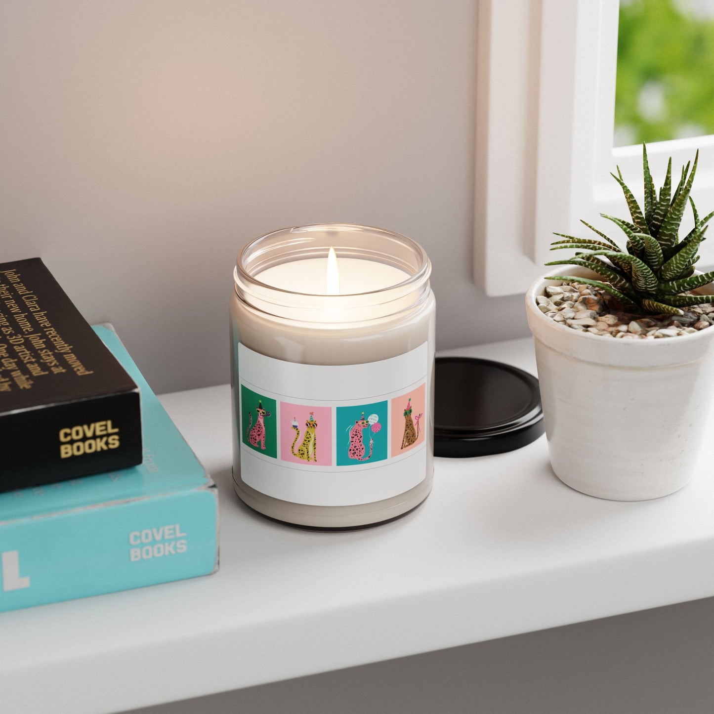 Whimsical Giraffe Scented Candle, Relaxing Home Decor, Gift for Animal Lovers, Unique Party Favor, Perfect for Any Celebration