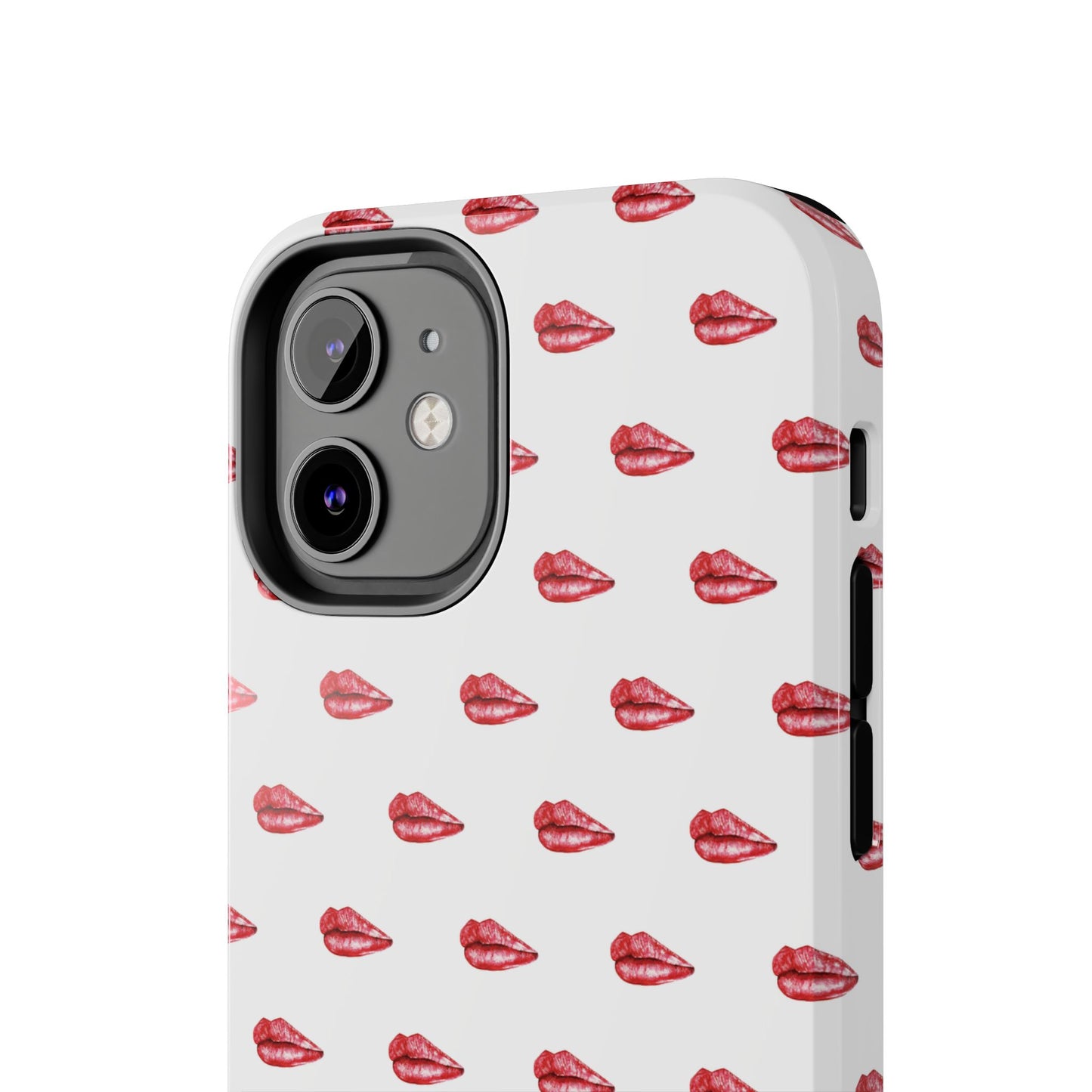 Lip Print Tough Phone Cases, Cute Phone Accessories, Stylish Phone Covers, Gifts for Her, Trendy Tech Essentials