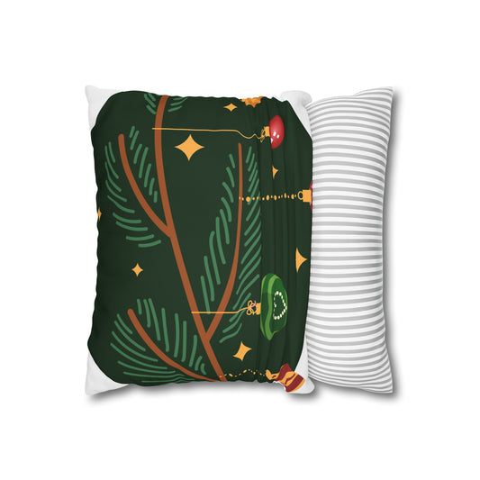 Christmas Decorative Pillow, Cozy Home Decor, Holiday Accent Cushion, Festive Room Accessories, Gift for Her