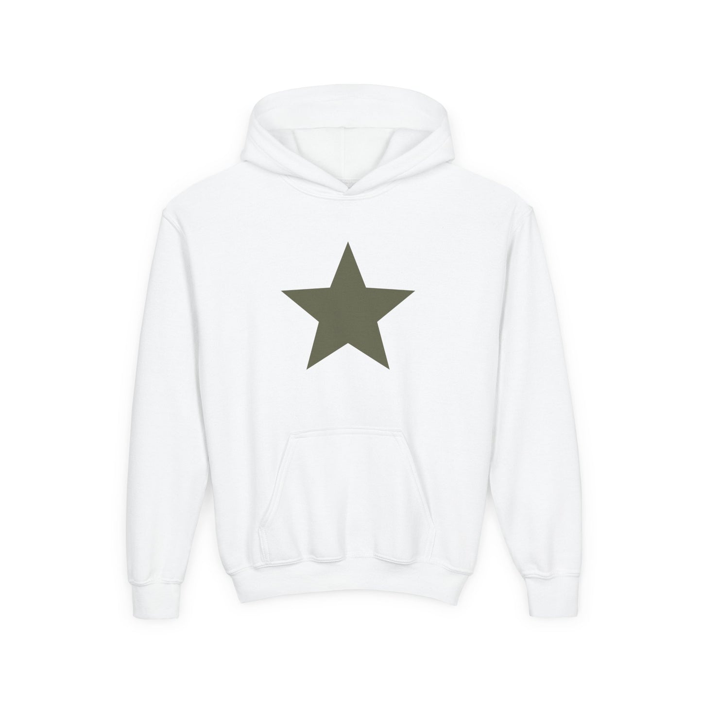 Youth Hooded Sweatshirt with Star & Limoncello Design - Cozy Casual Wear for Kids, Fun Gift, Summer Style, Everyday Comfort