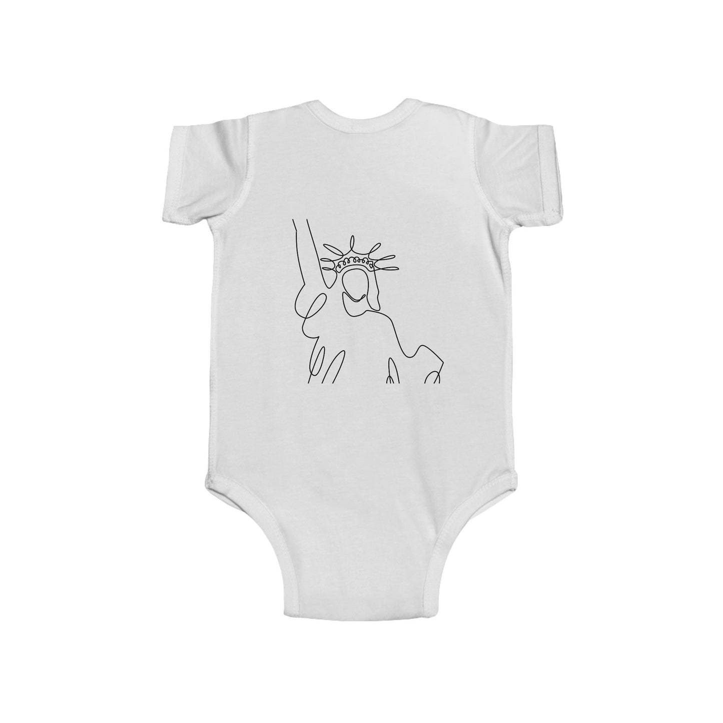 Patriotic Baby Bodysuit, Baby Shower Gift, Cute Infant Outfit, American Love Onesie, USA Independence Day Clothing
