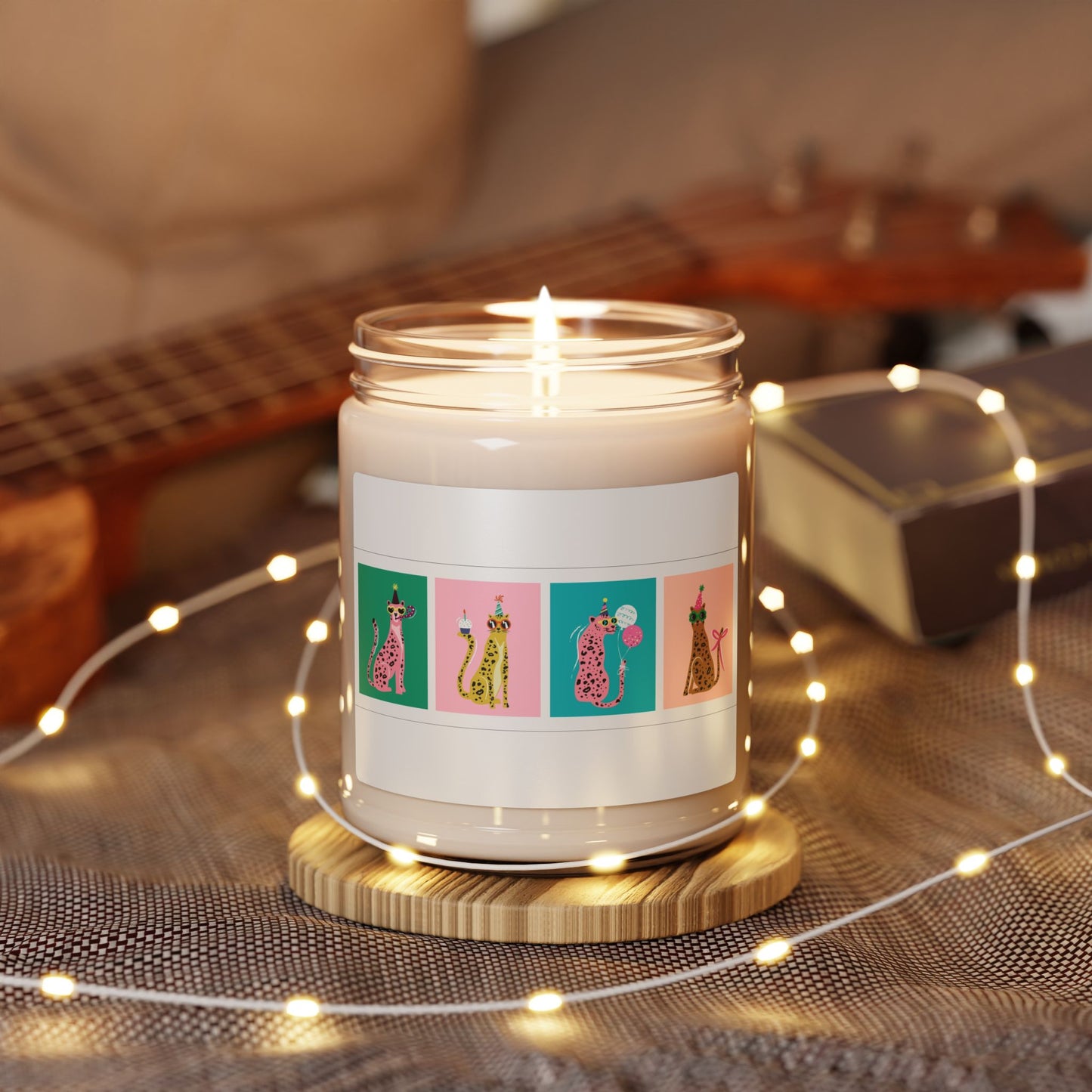 Whimsical Giraffe Scented Candle, Relaxing Home Decor, Gift for Animal Lovers, Unique Party Favor, Perfect for Any Celebration