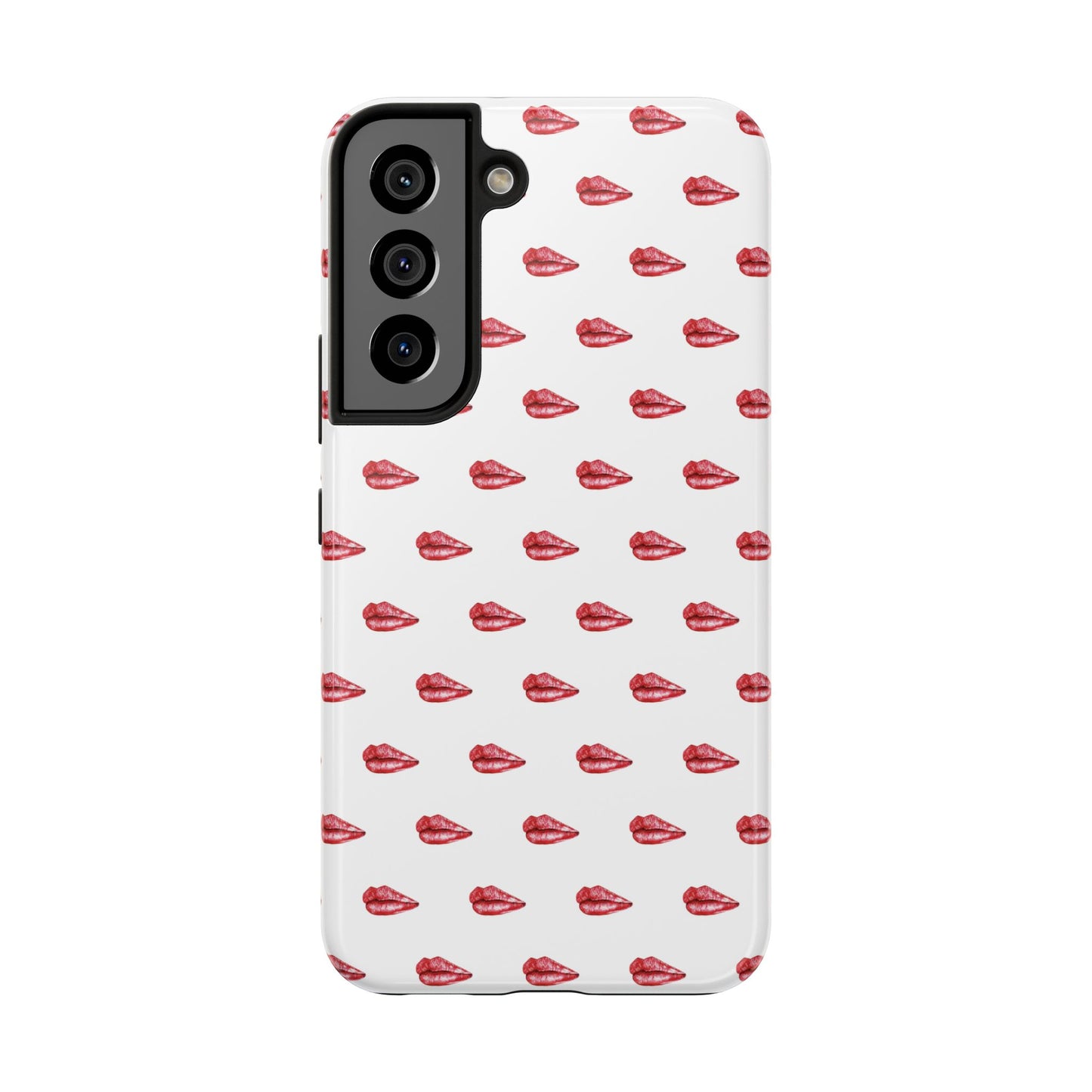 Lip Print Tough Phone Cases, Cute Phone Accessories, Stylish Phone Covers, Gifts for Her, Trendy Tech Essentials