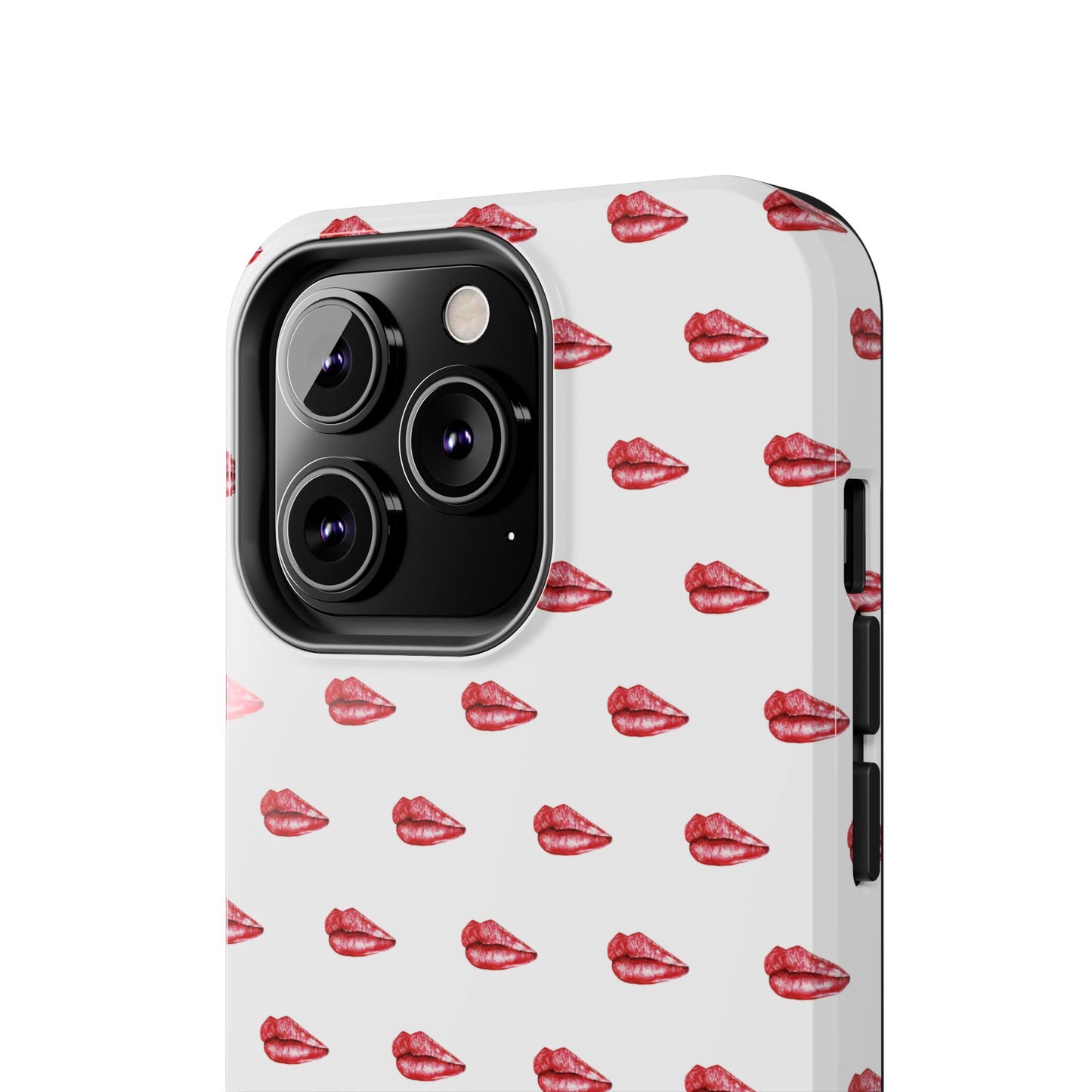 Lip Print Tough Phone Cases, Cute Phone Accessories, Stylish Phone Covers, Gifts for Her, Trendy Tech Essentials