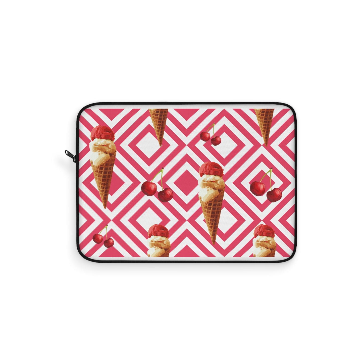 Ice Cream Delight Laptop Sleeve, Cute MacBook Case, Stylish Tech Accessory, Gift for Her, Summer Vibes, Fun Design