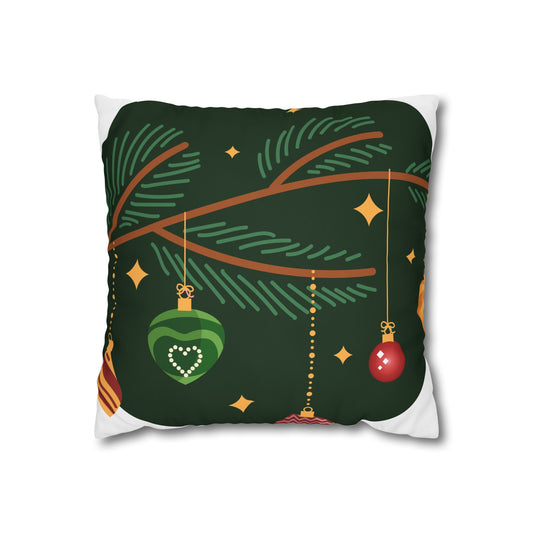 Christmas Decorative Pillow, Cozy Home Decor, Holiday Accent Cushion, Festive Room Accessories, Gift for Her