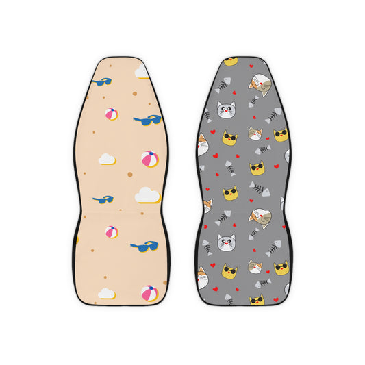 Fun Polyester Car Seat Covers with Cute Animal Design, Car Accessories for Pet Lovers, Animal Print Seat Protectors, Gift for Friends, [...]